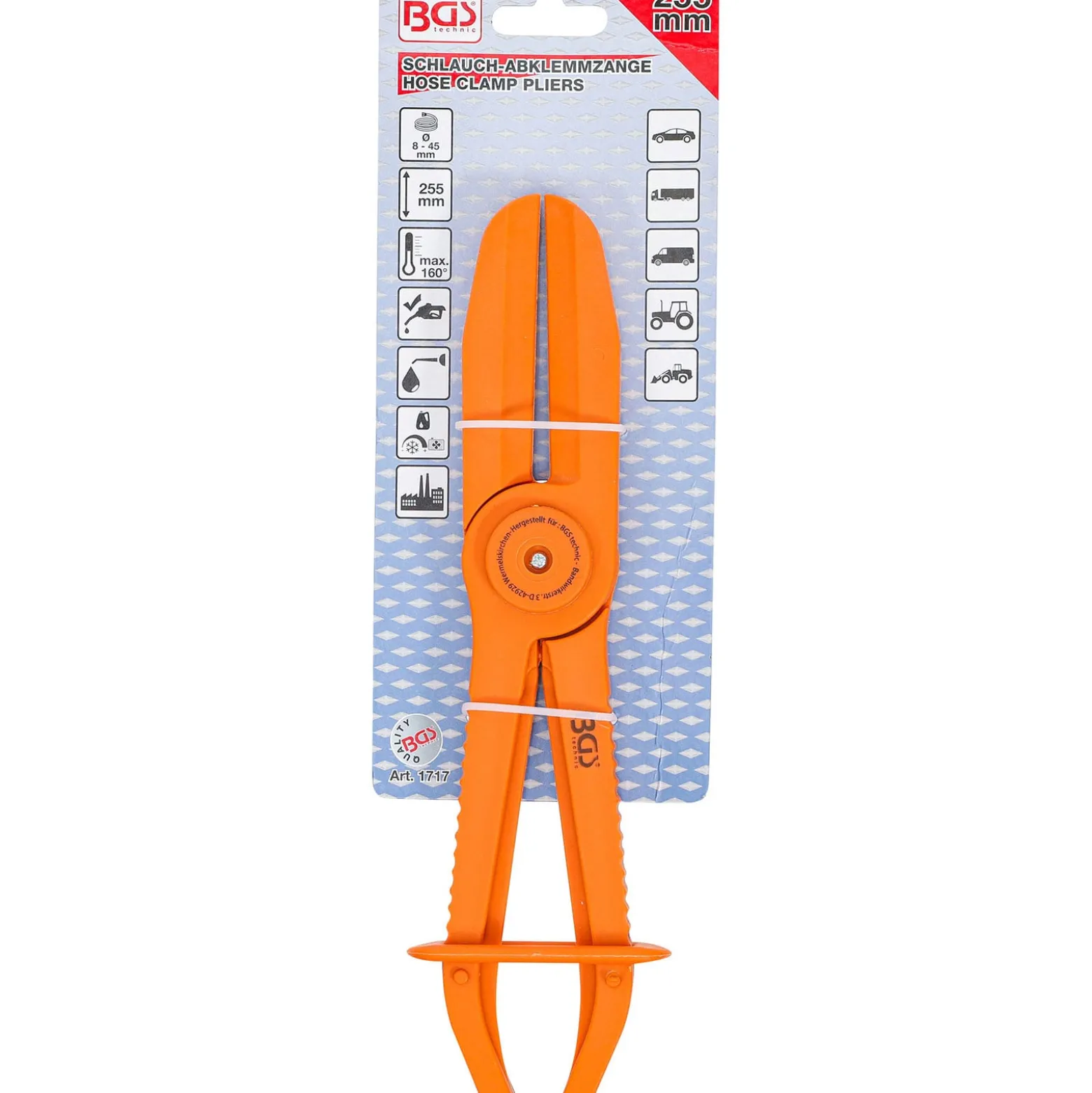 BGS Schlauch-Abklemmzange 255 mm - 1717