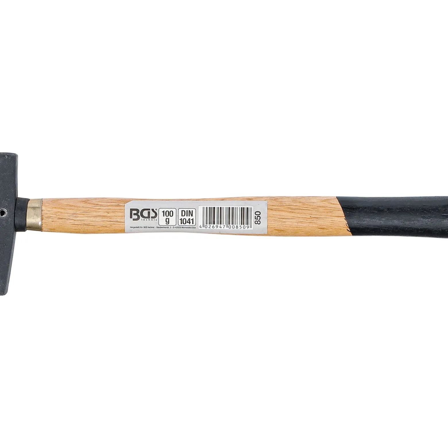 BGS Schlosserhammer Holz-Stiel DIN 1041 100 g - 850
