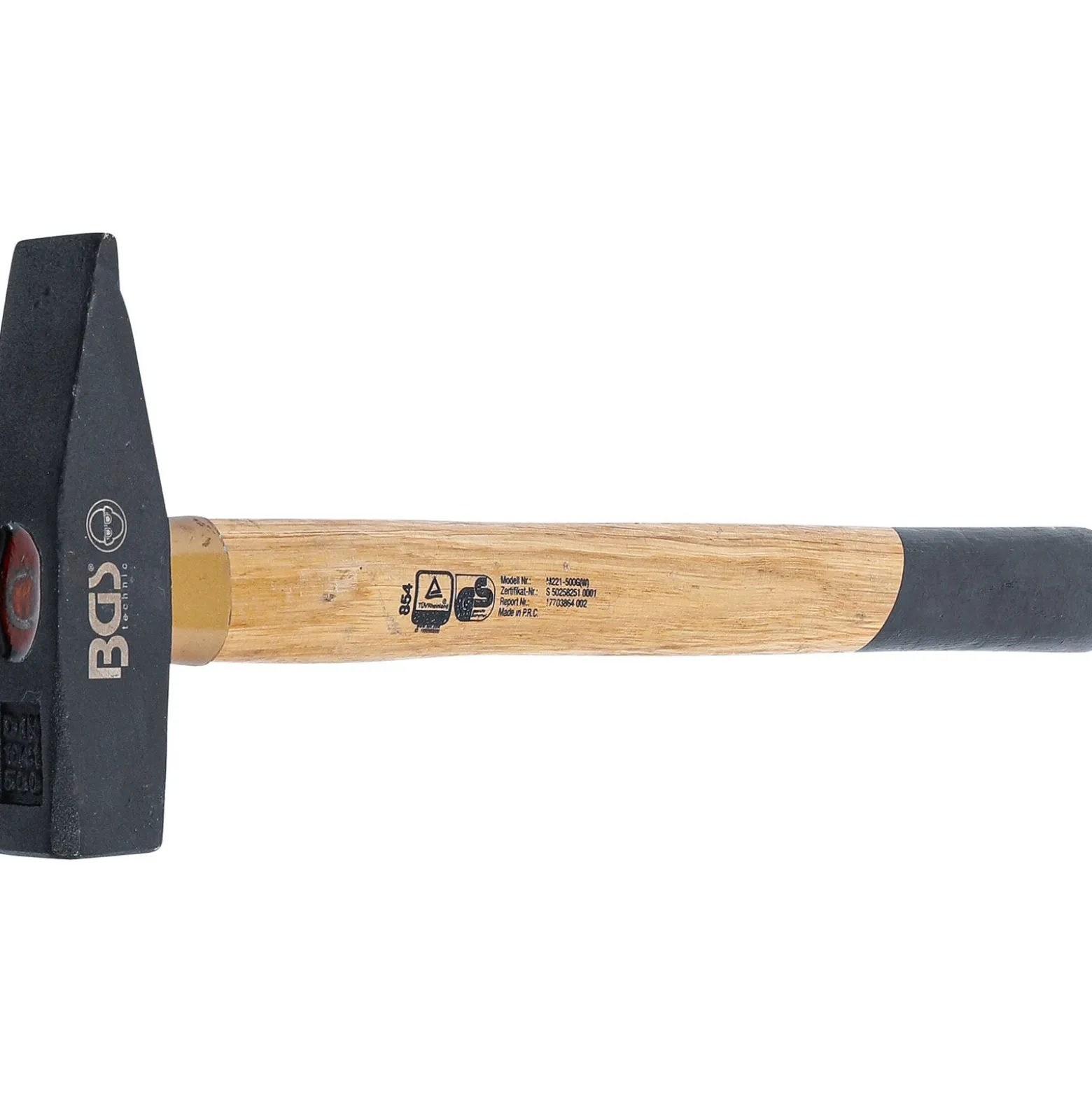 BGS Schlosserhammer Holz-Stiel DIN 1041 500 g - 854