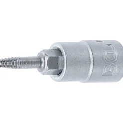 BGS Schraubenausdreher-Bit-Einsatz Antrieb Innenvierkant 6,3 mm (1/4") für defektes T-Profil (für Torx) T10 - 7098-T10