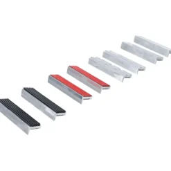 BGS Schraubstock-Schutzbacken-Satz Aluminium 125 mm 8tlg. - 8442-1