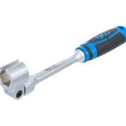 BGS Spezial-Ringschlüssel für Lambdasonden kippbar, mit Griff SW 22 mm - 8272
