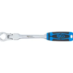BGS Spezial-Ringschlüssel für Lambdasonden kippbar, mit Griff SW 22 mm - 8272