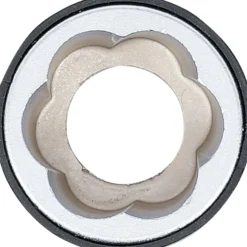 BGS Spiral-Profil-Steckschlüssel-Einsatz / Schraubenausdreher Antrieb Außensechskant 19 mm SW 19 mm - 7510-19