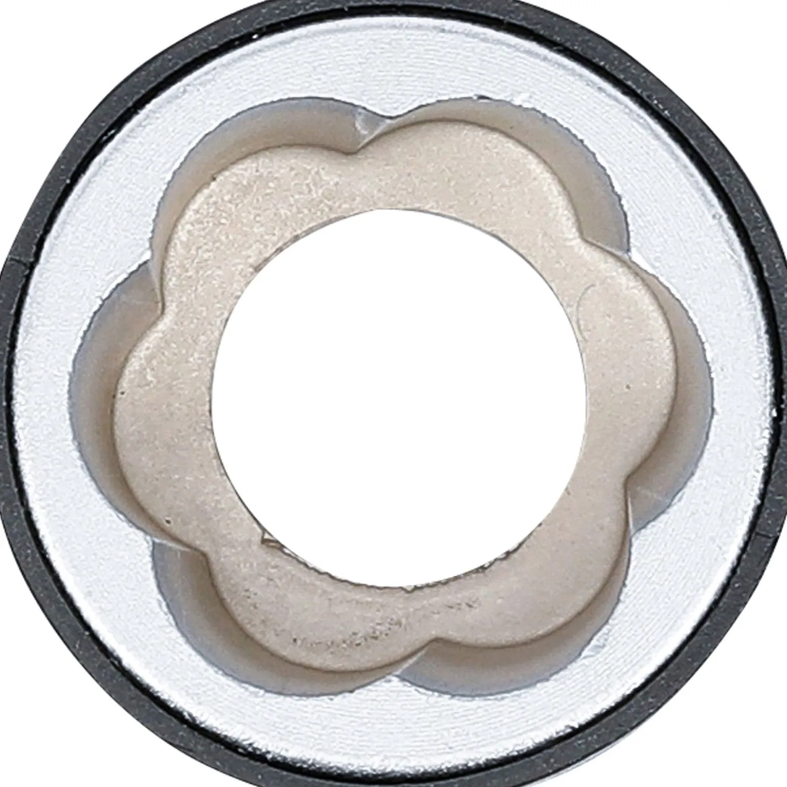 BGS Spiral-Profil-Steckschlüssel-Einsatz / Schraubenausdreher Antrieb Außensechskant 19 mm SW 19 mm - 7510-19