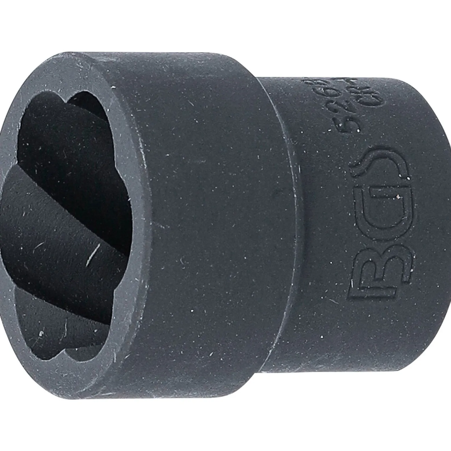 BGS Spiral-Profil-Steckschlüssel-Einsatz / Schraubenausdreher Antrieb Innenvierkant 12,5 mm (1/2") SW 22 mm - 5268-22