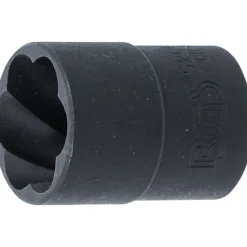 BGS Spiral-Profil-Steckschlüssel-Einsatz / Schraubenausdreher Antrieb Innenvierkant 12,5 mm (1/2") SW 19 mm - 5266-19