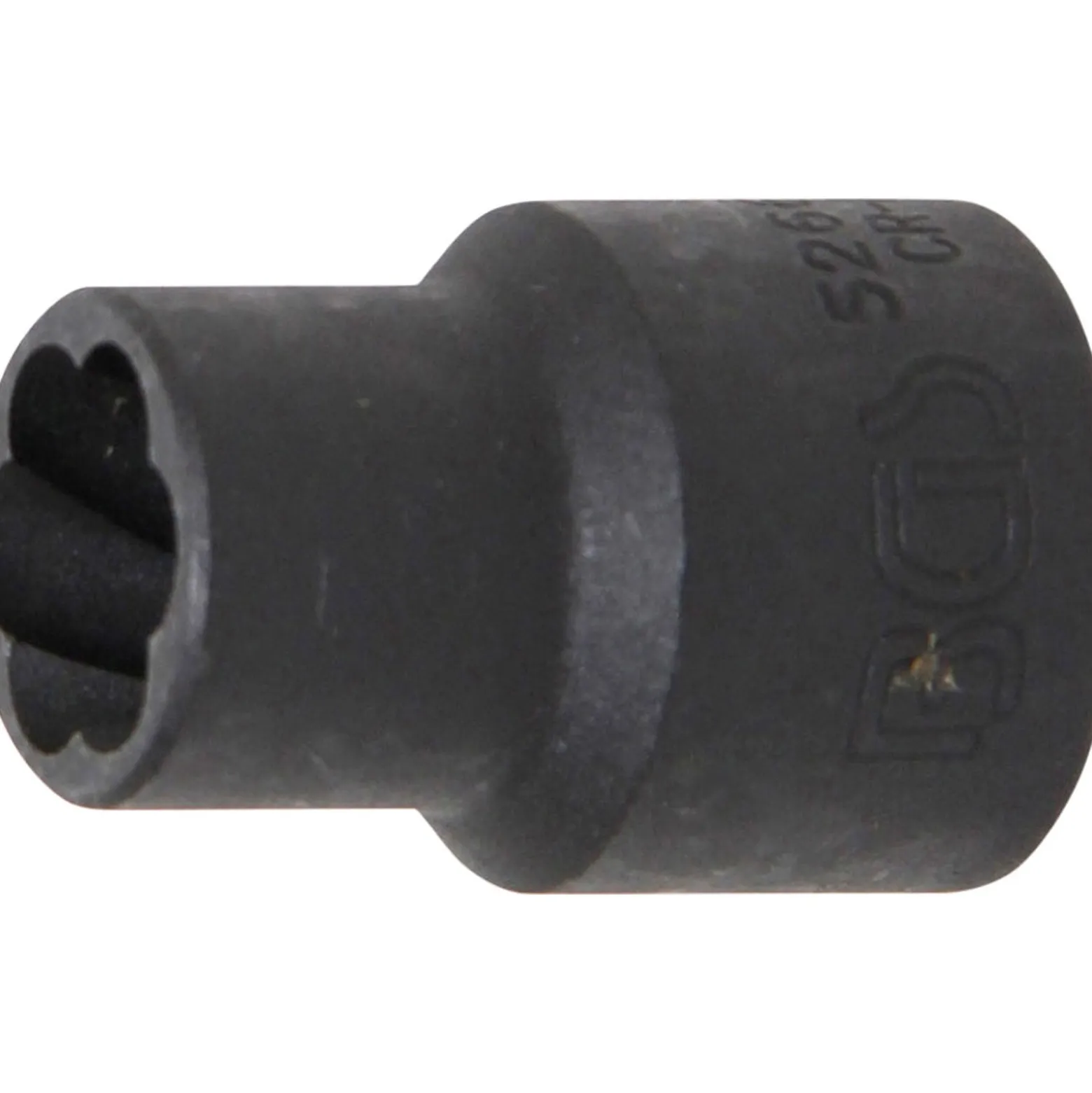 BGS Spiral-Profil-Steckschlüssel-Einsatz / Schraubenausdreher Antrieb Innenvierkant 12,5 mm (1/2") SW 12 mm - 5266-12
