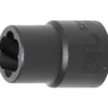 BGS Spiral-Profil-Steckschlüssel-Einsatz / Schraubenausdreher Antrieb Innenvierkant 12,5 mm (1/2") SW 13 mm - 5266-13