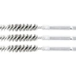 BGS Stahlbürste 10 mm Antrieb Außensechskant 6,3 mm (1/4") 3tlg. - 3078-10-S