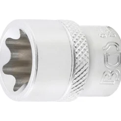 BGS Steckschlüssel-Einsatz E-Profil Antrieb Innenvierkant 10 mm (3/8") SW E18 - 6417