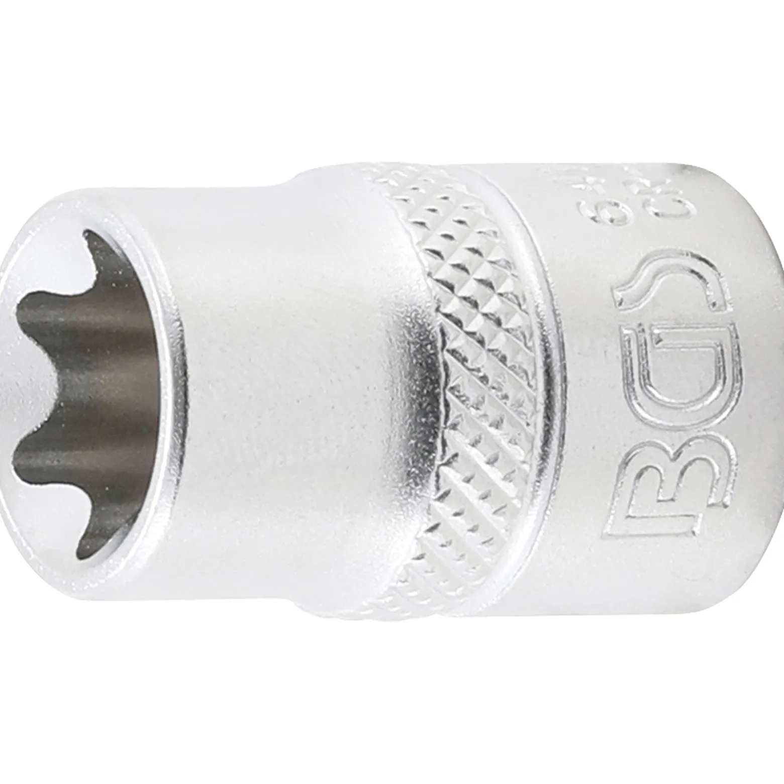 BGS Steckschlüssel-Einsatz E-Profil Antrieb Innenvierkant 10 mm (3/8") SW E14 - 6414