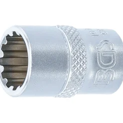 BGS Steckschlüssel-Einsatz Gear Lock Antrieb Innenvierkant 10 mm (3/8") SW 12 mm - 10312