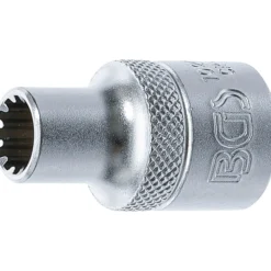 BGS Steckschlüssel-Einsatz Gear Lock Antrieb Innenvierkant 12,5 mm (1/2") SW 9 mm - 10209