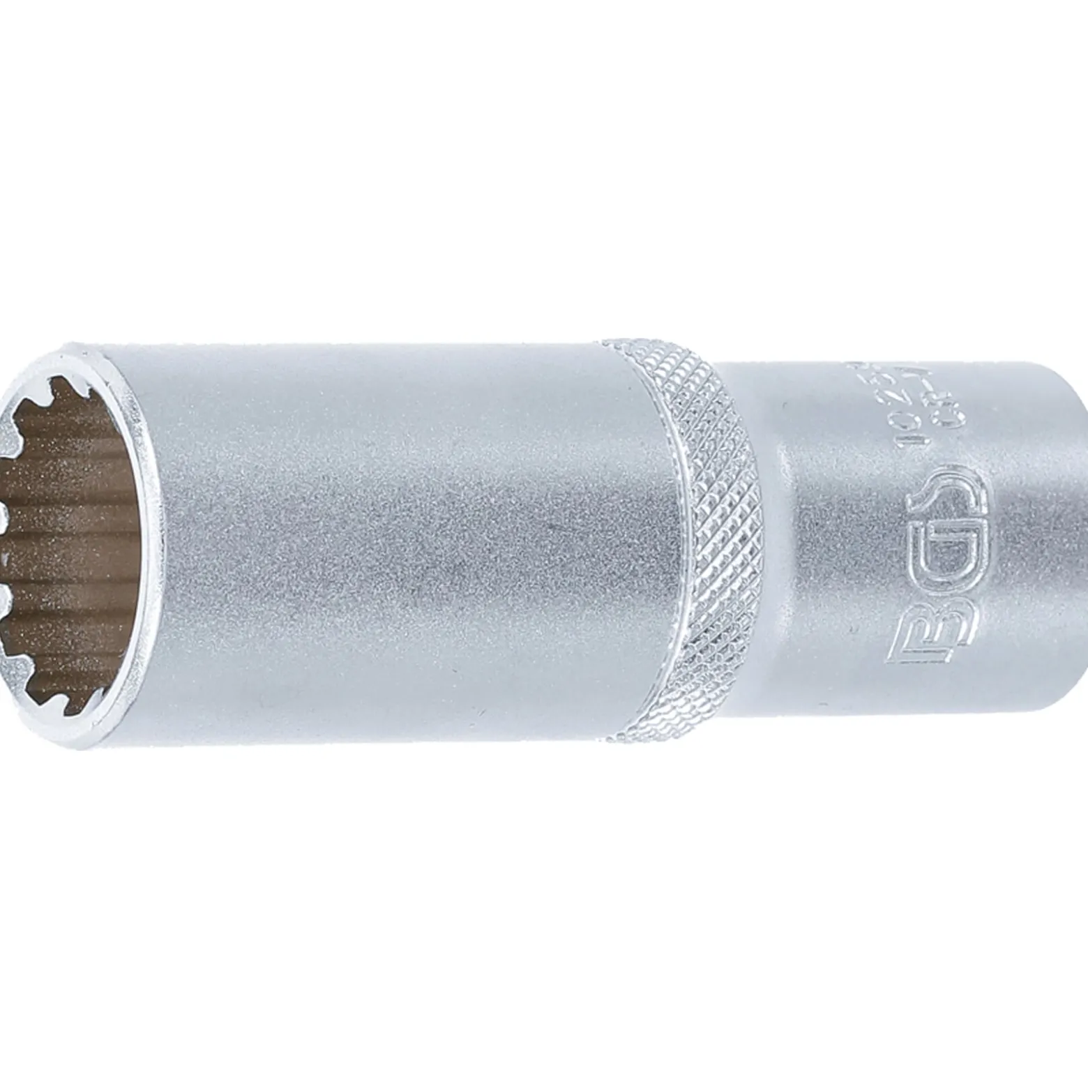 BGS Steckschlüssel-Einsatz Gear Lock tief Antrieb Innenvierkant 12,5 mm (1/2") SW 19 mm - 10259