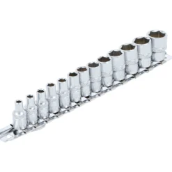 BGS Steckschlüssel-Einsatz-Satz Sechskant Antrieb Innenvierkant 6,3 mm (1/4
