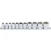 BGS Steckschlüssel-Einsatz-Satz Sechskant Antrieb Innenvierkant 10 mm (3/8") SW 5/16" - 7/8" 11tlg. - 9110