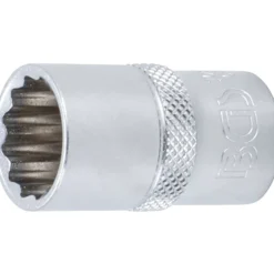 BGS Steckschlüssel-Einsatz-Satz Zwölfkant Antrieb Innenvierkant 12,5 mm (1/2