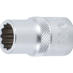 BGS Steckschlüssel-Einsatz-Satz Zwölfkant Antrieb Innenvierkant 12,5 mm (1/2