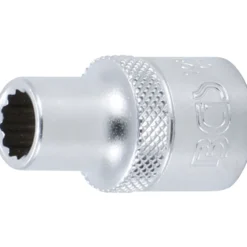BGS Steckschlüssel-Einsatz-Satz Zwölfkant Antrieb Innenvierkant 12,5 mm (1/2