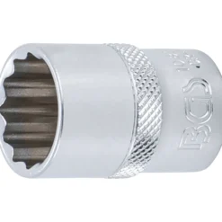 BGS Steckschlüssel-Einsatz-Satz Zwölfkant Antrieb Innenvierkant 12,5 mm (1/2