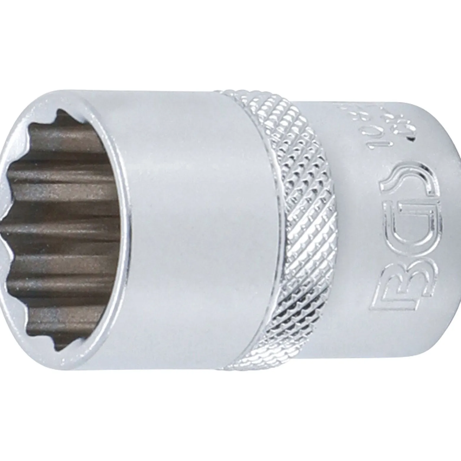 BGS Steckschlüssel-Einsatz-Satz Zwölfkant Antrieb Innenvierkant 12,5 mm (1/2") Zollgrößen 10tlg. - 9114