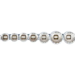 BGS Steckschlüssel-Einsatz-Satz Zwölfkant Antrieb Innenvierkant 12,5 mm (1/2