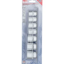 BGS Steckschlüssel-Einsatz-Satz Zwölfkant Antrieb Innenvierkant 12,5 mm (1/2