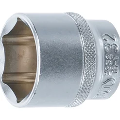 BGS Steckschlüssel-Einsatz Sechskant Antrieb Innenvierkant 12,5 mm (1/2") SW 32 mm - 2932