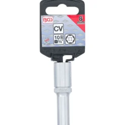 BGS Steckschlüssel-Einsatz Sechskant tief Antrieb Innenvierkant 10 mm (3/8