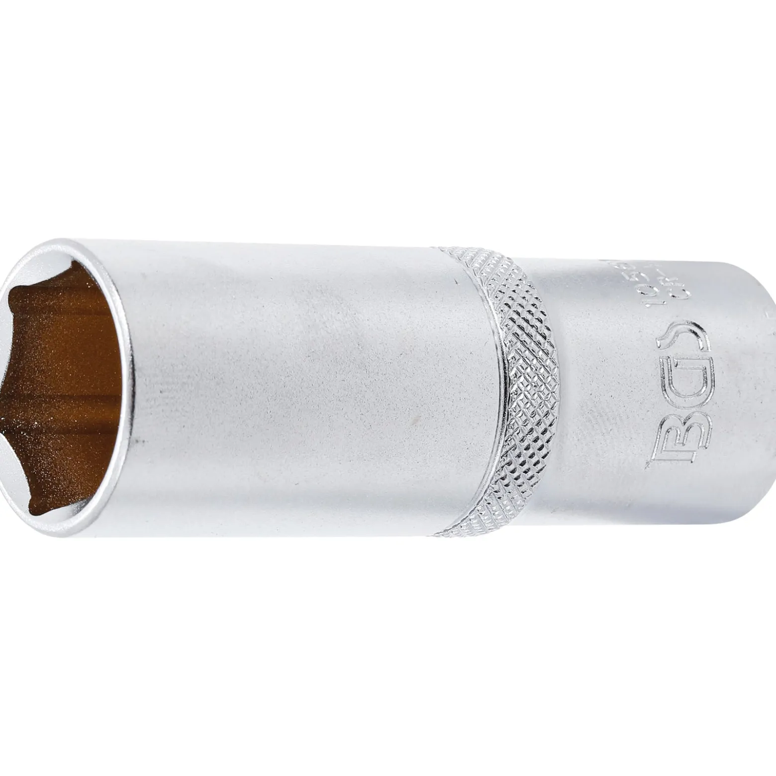 BGS Steckschlüssel-Einsatz Sechskant tief Antrieb Innenvierkant 12,5 mm (1/2") SW 21 mm - 10561