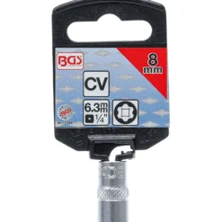 BGS Steckschlüssel-Einsatz Super Lock Antrieb Innenvierkant 6,3 mm (1/4") SW 8 mm - 2348