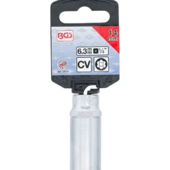 BGS Steckschlüssel-Einsatz Super Lock tief Antrieb Innenvierkant 6,3 mm (1/4