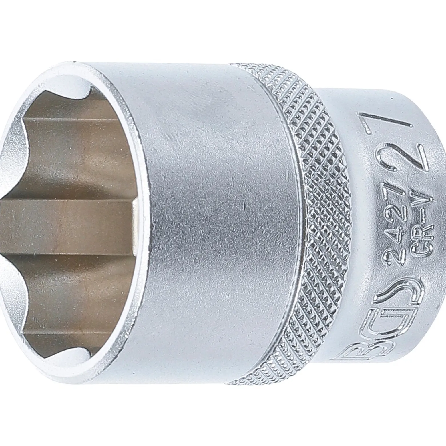 BGS Steckschlüssel-Einsatz Super Lock Antrieb Innenvierkant 12,5 mm (1/2") SW 27 mm - 2427