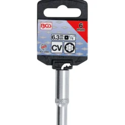 BGS Steckschlüssel-Einsatz Super Lock tief Antrieb Innenvierkant 6,3 mm (1/4") SW 6 mm - 2966