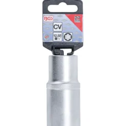 BGS Steckschlüssel-Einsatz Super Lock tief Antrieb Innenvierkant 12,5 mm (1/2") SW 27 mm - 9362