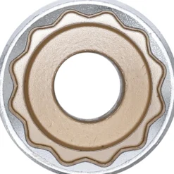 BGS Steckschlüssel-Einsatz Zwölfkant tief Antrieb Innenvierkant 12,5 mm (1/2
