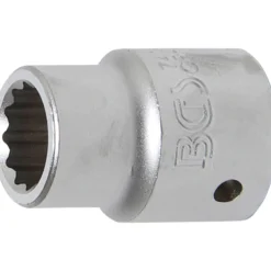 BGS Steckschlüssel-Einsatz Zwölfkant Antrieb Innenvierkant 20 mm (3/4") SW 19 mm - 7419