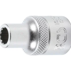 BGS Steckschlüssel-Einsatz Zwölfkant Antrieb Innenvierkant 12,5 mm (1/2") SW 8 mm - 10628