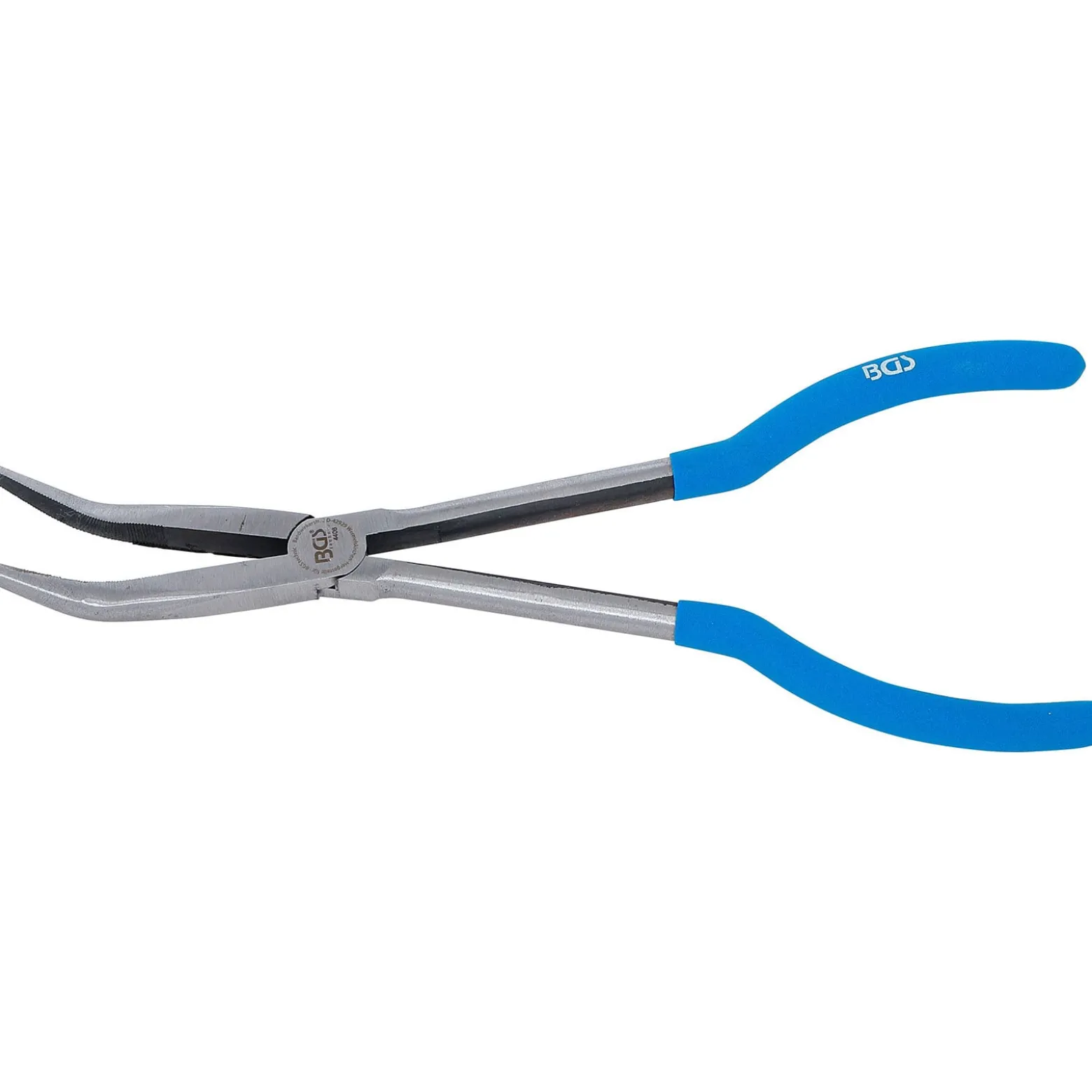 BGS Telefonzange extra lang 45° gebogen 280 mm - 4406
