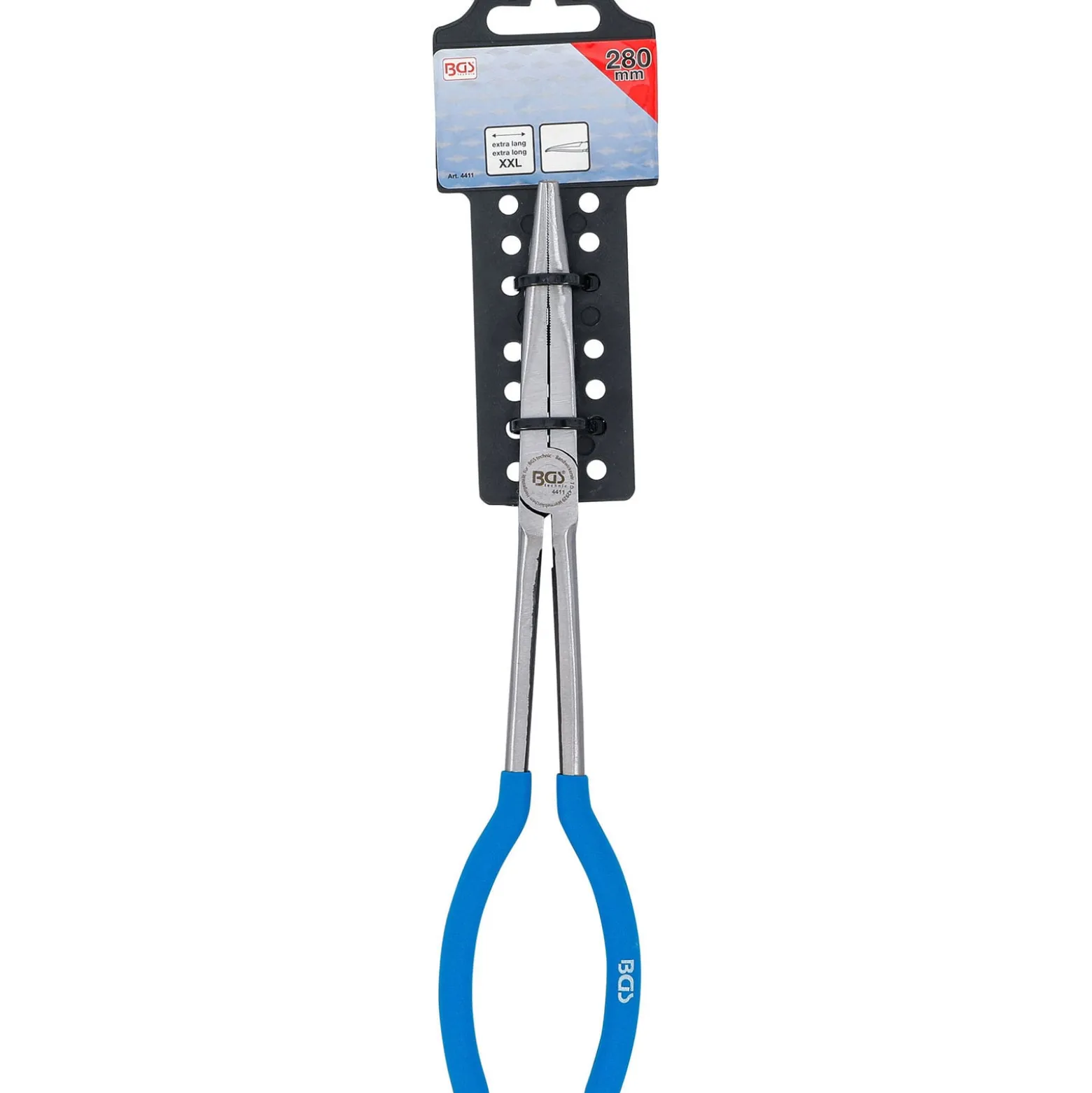 BGS Telefonzange S-Form extra lang 280 mm - 4411