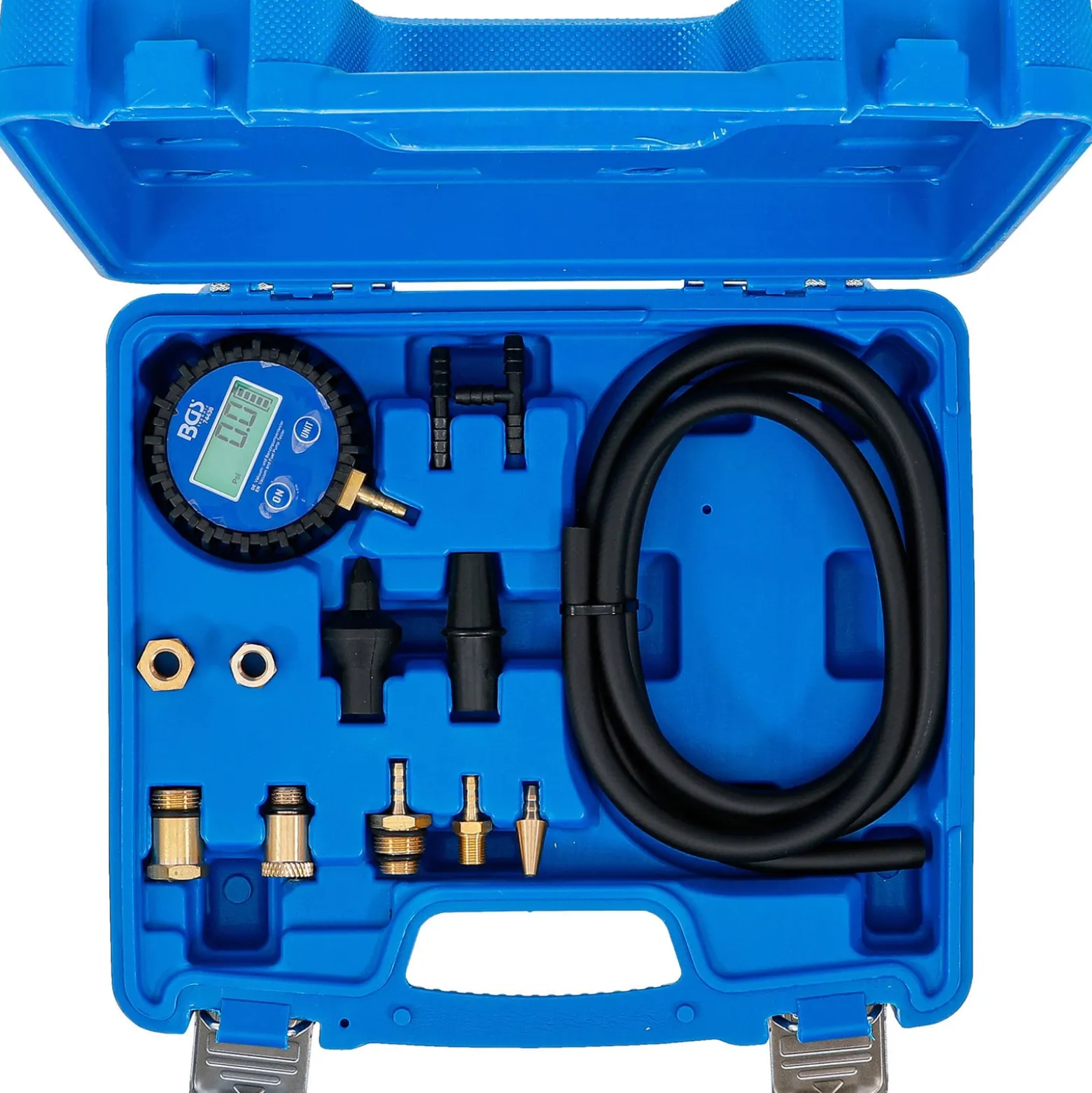 BGS Vakuum- und Benzinpumpentester digital mit Adapter-Satz - 74436