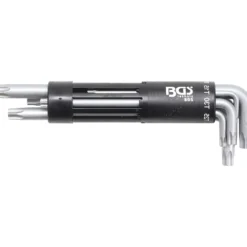 BGS Winkelschlüssel-Satz extra lang T-Profil (für Torx) mit Bohrung T10 - T50 8tlg. - 805