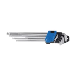 BGS Winkelschlüssel-Satz extra lang + extra kurz Innensechskant/Innensechskant mit Kugelkopf 1,5 - 10 mm 9tlg. - 9374