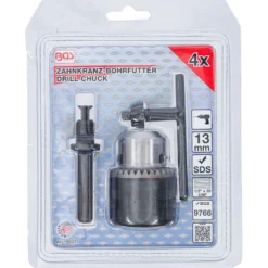 BGS Zahnkranz-Bohrfutter 13 mm 4tlg. - 9937