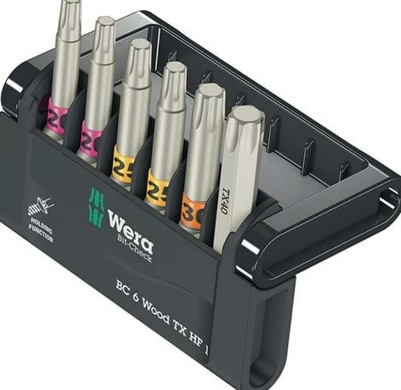 Bitsortiment Bit-Check 6 Wood TX HF 1 6-tlg.TX WERA