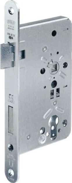 BKS Feuerschutztürschloss B-1206 24/65/72/9mm DIN R 24mm rd VA - B-12060-55-R-8