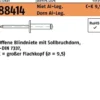 Blindniete R 88414 großer FLAKO 3,2x6,1 Niet Aluminium/Dorn Aluminium 500St.