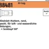 Blindnietmutter R 88481 SEKO M8 /1,5 -4,5 Aluminium 500 Stück