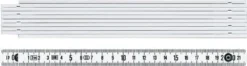 BMI Gliedermaßstab 1042 L.2m mm/cm EG III Ku.weiß - 943104200